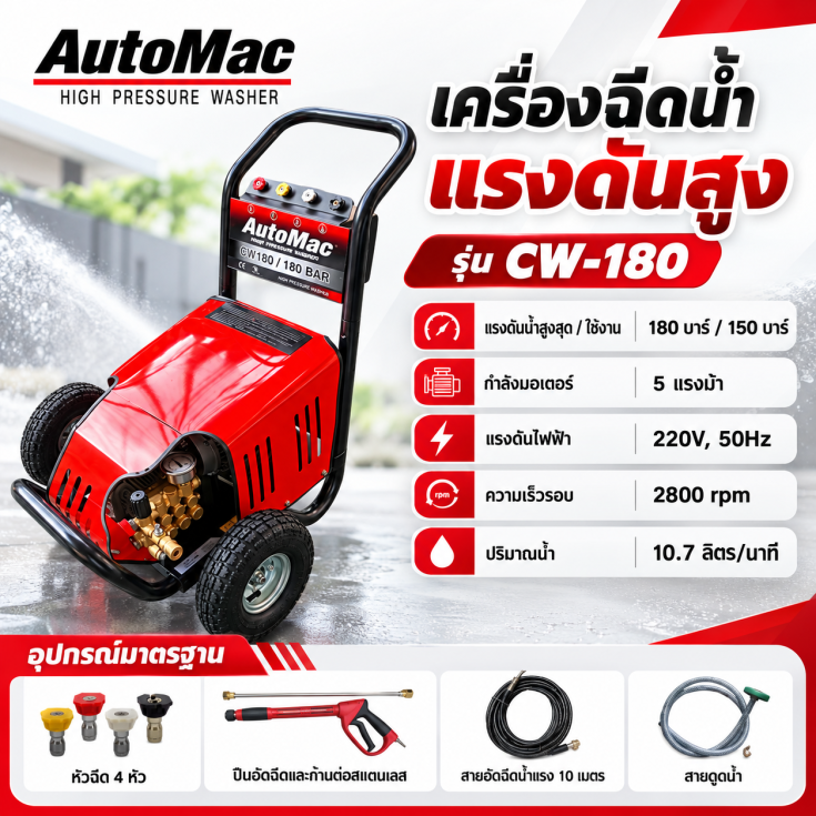 เครื่องอัดฉีดน้ำแรง